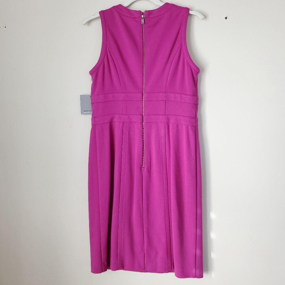 Andrew Marc New York Sleeveless Banded Waist Dress size 8 - Picture 11 of 15